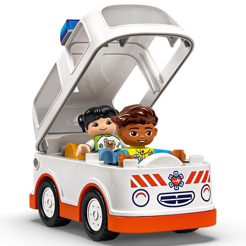 LEGO Duplo Ambulance and Driver Building Set in Multicolor, , large