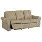 Bassett Bristol Power Motion Sofa with Air Massage in Putty, , large