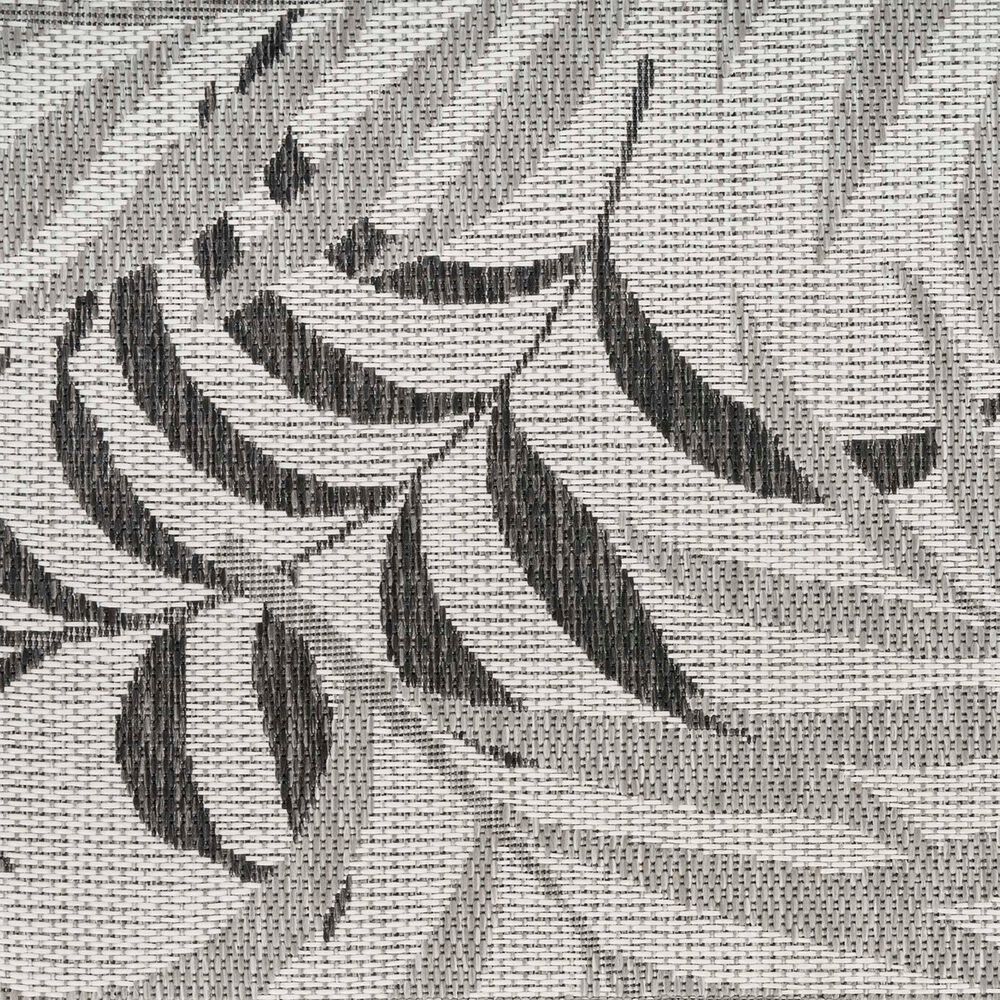 Nourison Garden Oasis Nature Grey 4&#39; x 6&#39; Indoor/Outdoor Area Rug, , large