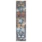 Amer Rugs Alexandria 2"6" x 10"3" Gray and Gold Runner, , large