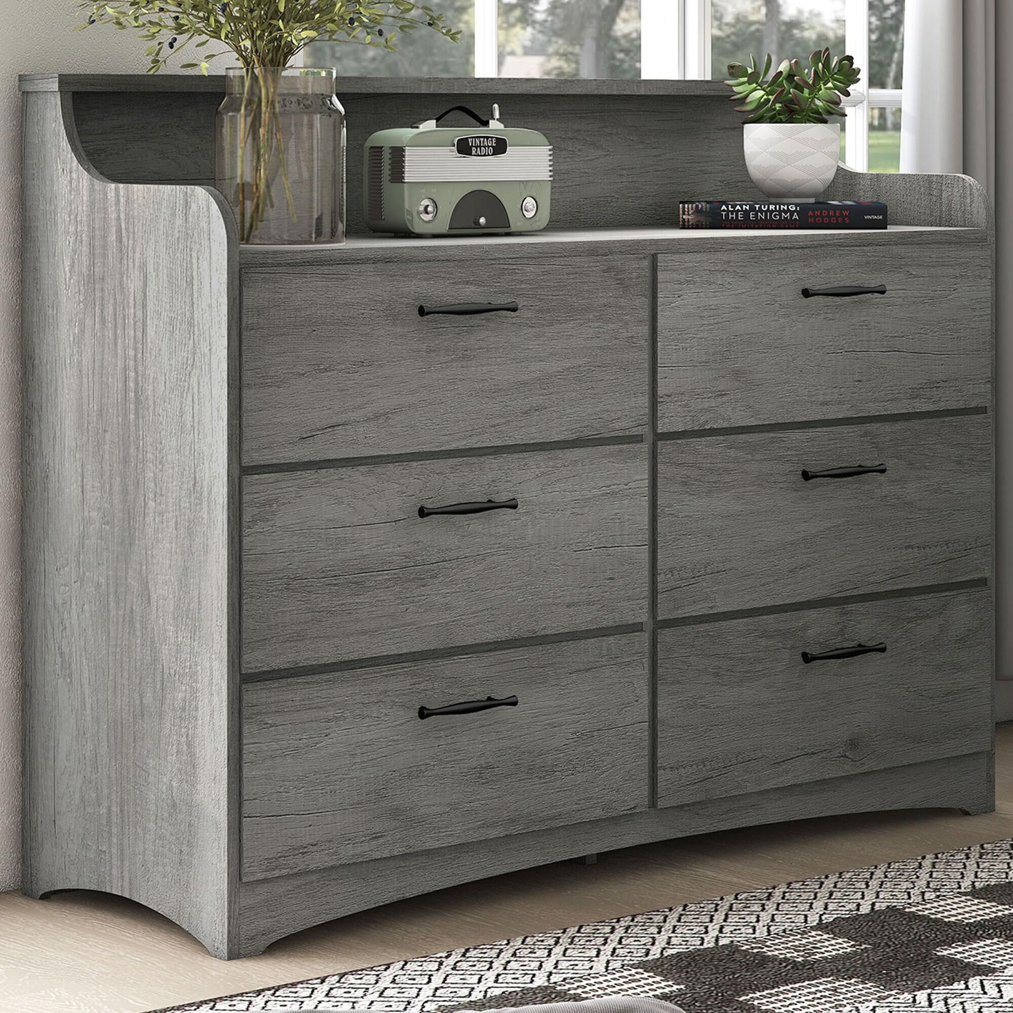Gray shop maple dresser