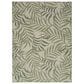 Nourison Garden Oasis GOA01 Ivory and Green 4" x 6" Indoor/Outdoor Area Rug, , large