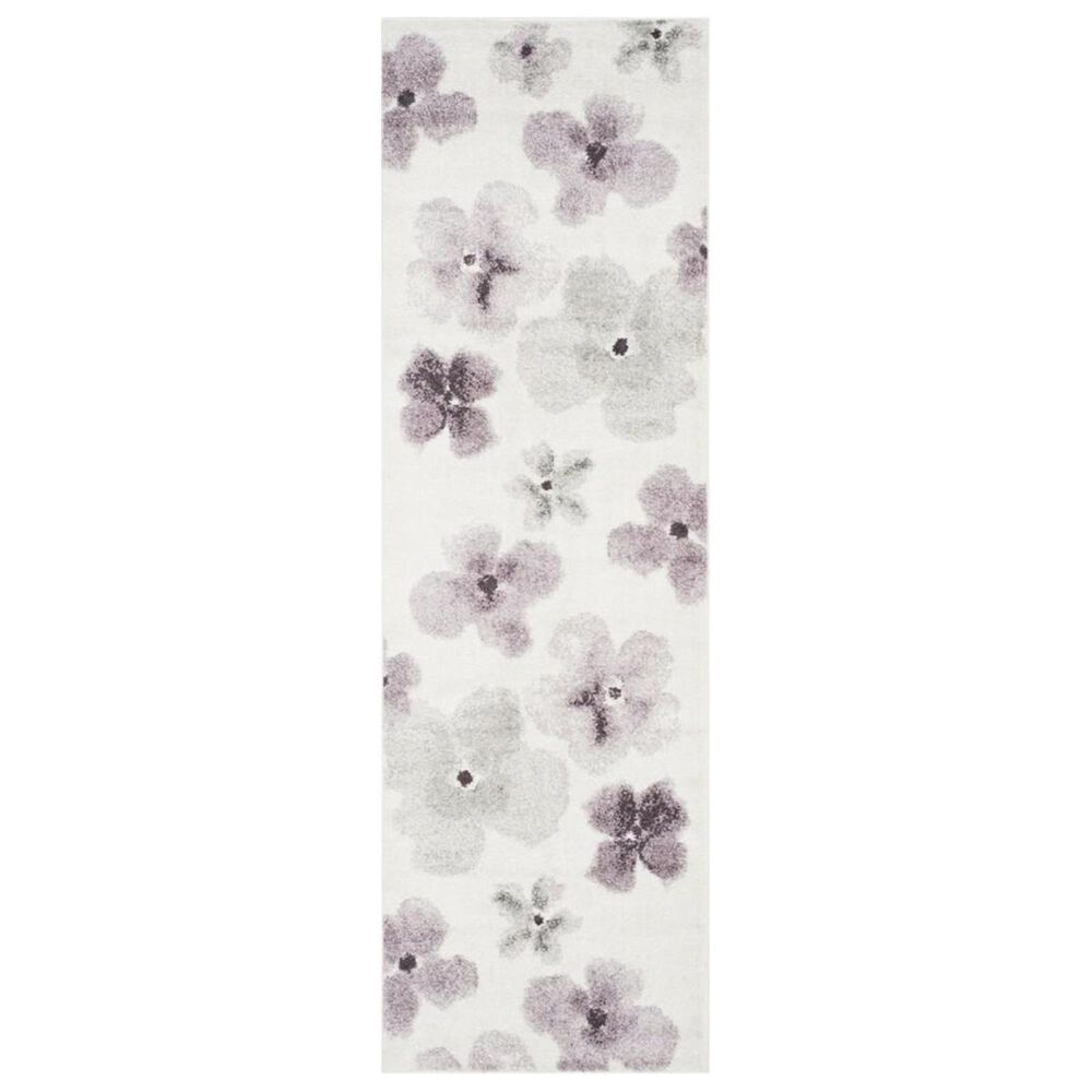 Safavieh Adirondack ADR123L 2&#39;6&quot; x 8&#39; Ivory and Purple Runner, , large