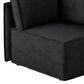 HOMLUX Corner Seat Module in Black, , large
