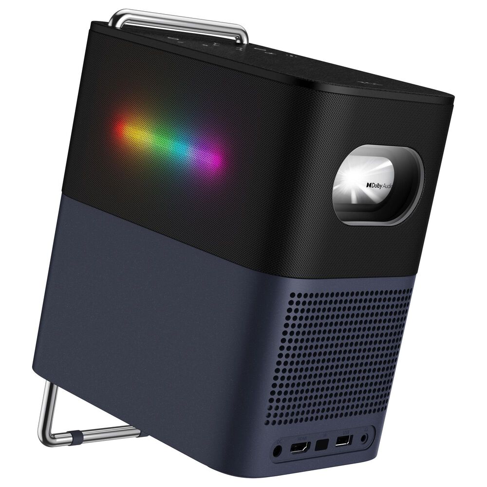 TCL Portable 1080p FHD Smart Front Projector in Black, , large