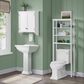 Timberlake Dover 29" Wall Bathroom Storage Cabinet in White, , large