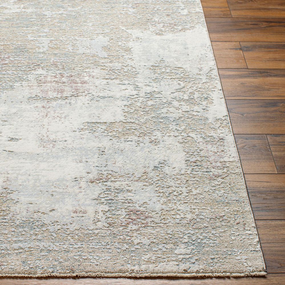 Surya Brunswick 9&#39; x 12&#39;2&quot; Cream, Tan, Blue, Taupe, Dusty Pink and Seafoam Area Rug, , large