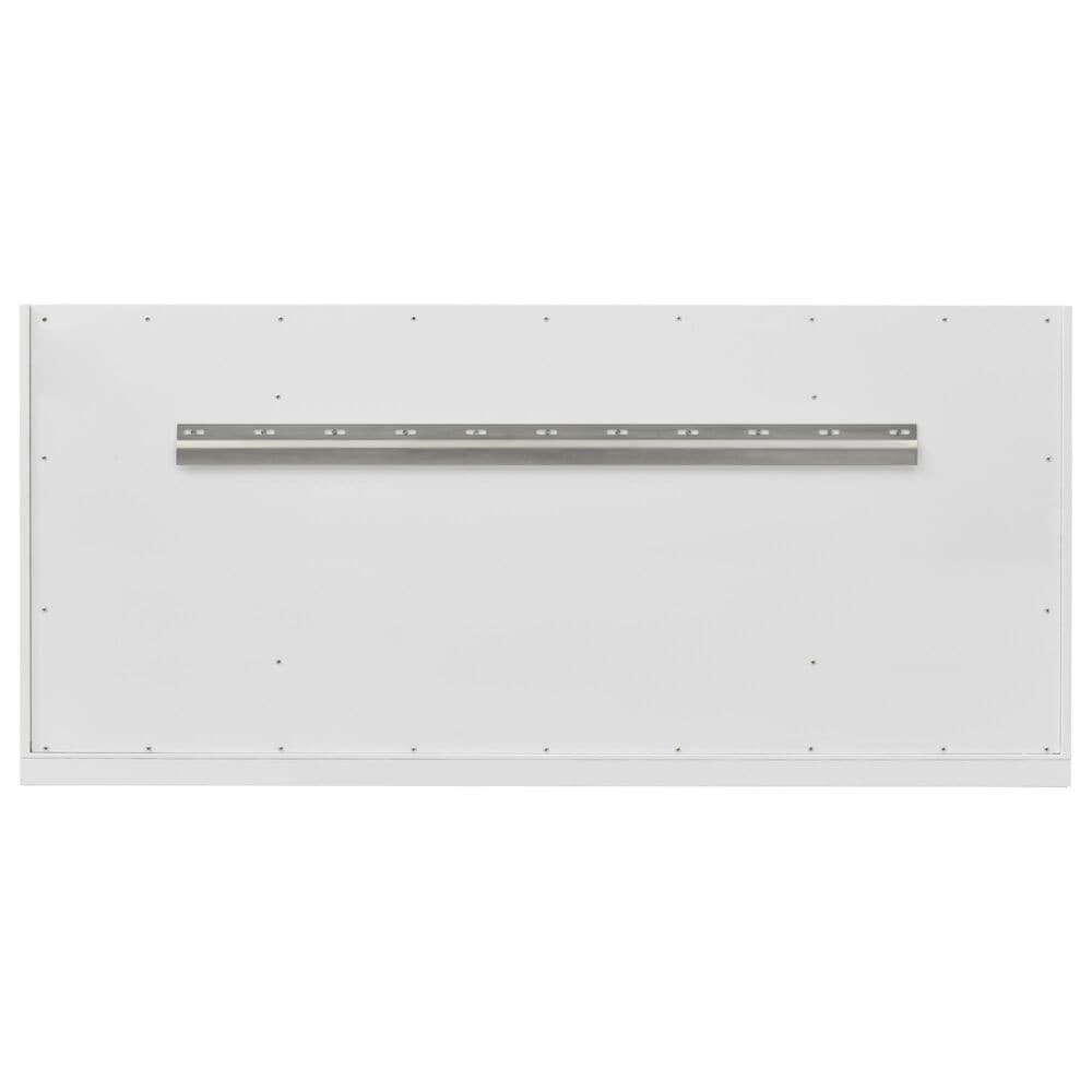 James Martin Vanities Chicago 60" Single Bathroom Vanity in Glossy White with 3 cm Eternal Jasmine Pearl Quartz Top, Rectangular Sink and FreePower Wireless Charger, , large