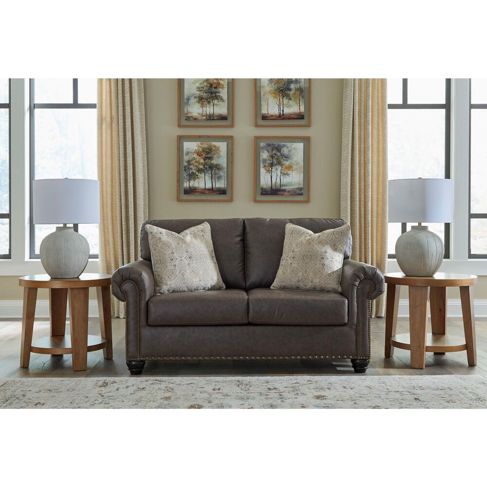 Ashley Roxmere Stationary Loveseat in Umber, , large