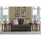 Ashley Roxmere Stationary Loveseat in Umber, , large