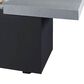 Plank and Hide Rectangular Functional Fire Pit in Black and Concrete, , large