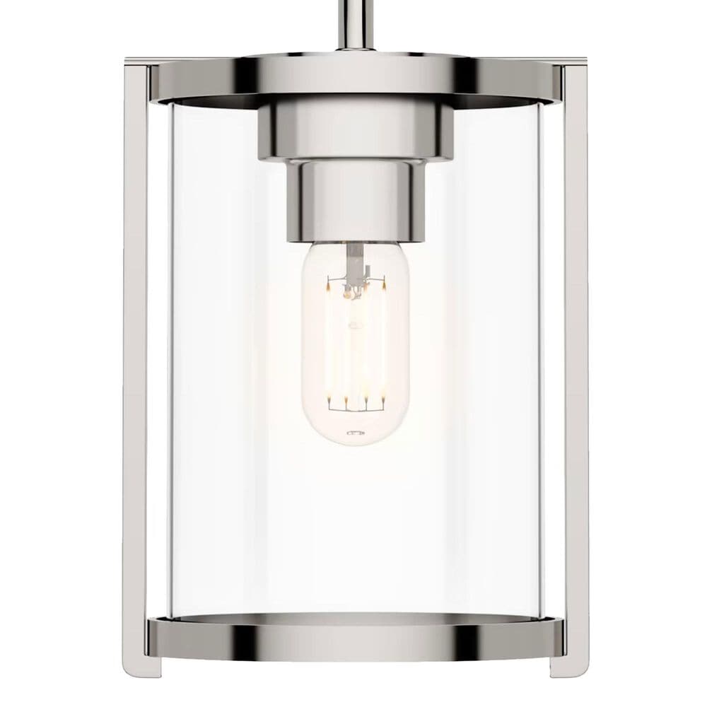 Hunter Astwood 1-Light Mini Pendant in Polished Nickel, , large
