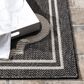 Safavieh Bermuda 8" x 10" Charcoal and Ivory Indoor/Outdoor Area Performance Rug, , large