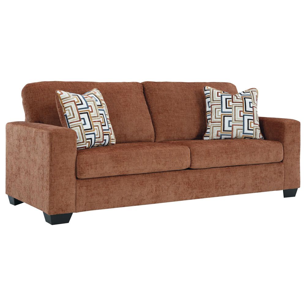 Ashley Aviemore Stationary Sofa and Loveseat Set in Spice, , large