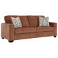 Ashley Aviemore Stationary Sofa and Loveseat Set in Spice, , large