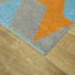 Balta Rugs Modern Geometric 3"11" x 5"7" Blue Area Rug, , large