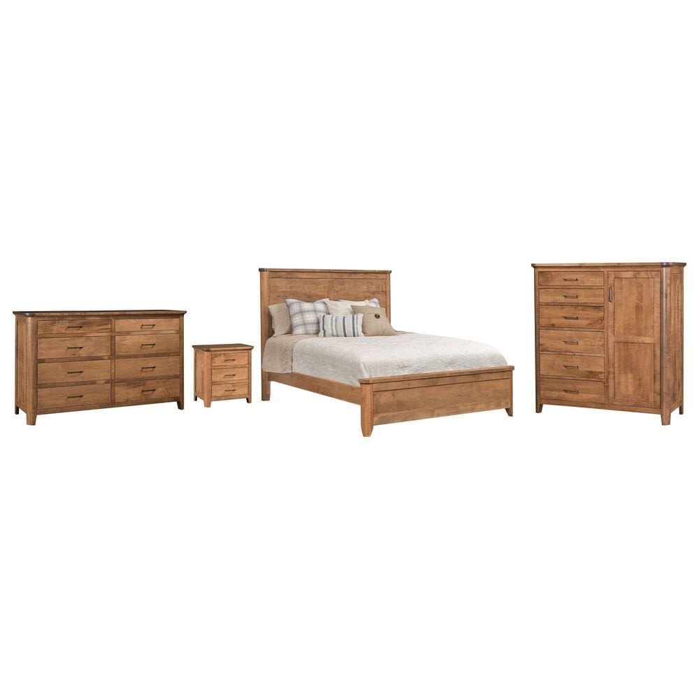 Briarwood Restful Retreat Twin Bed with Dresser, Gentleman"s Chest, and Nightstand, , large