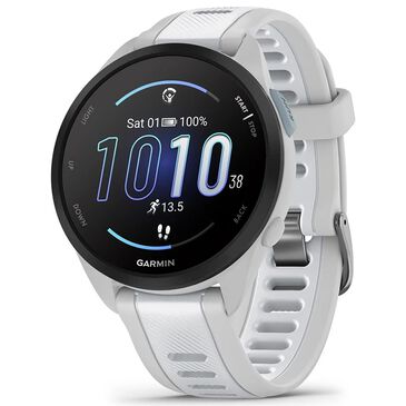 Garmin Forerunner 165 Smartwatch 30.4mm in Mist Gray and Whitestone, , large
