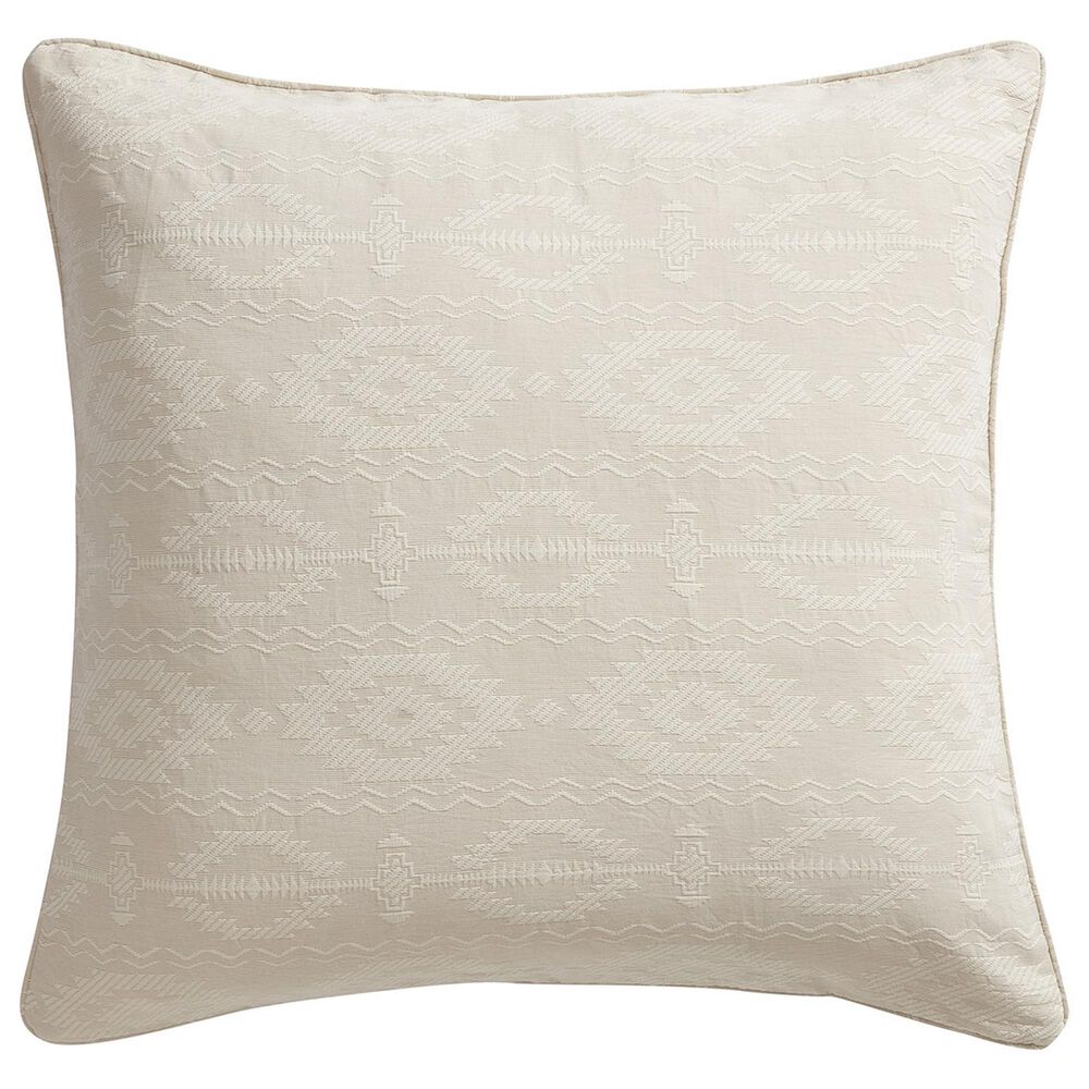 HiEnd Accents Tempe Matelasse 27" Euro Sham in Sand, , large
