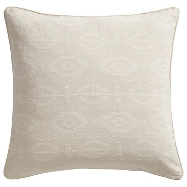 HiEnd Accents Tempe Matelasse 27" Euro Sham in Sand, , large