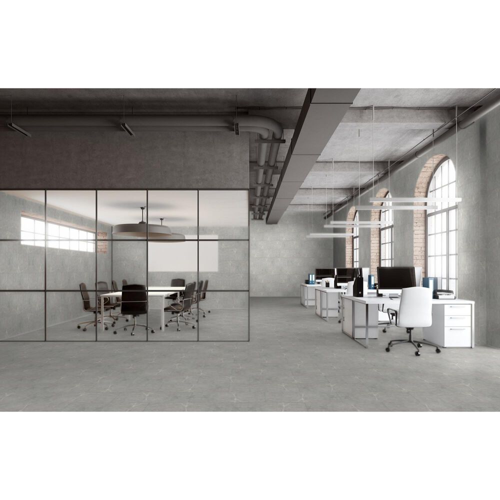 Emser Sterlina Gray 12&quot; x 24&quot; Polished Porcelain Tile, , large