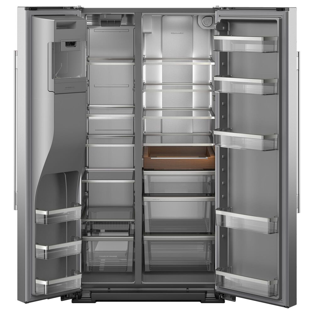 KitchenAid 28.7 Cu. Ft. Side-by-Side Refrigerator in Fingerprint Resistant Stainless Steel, , large