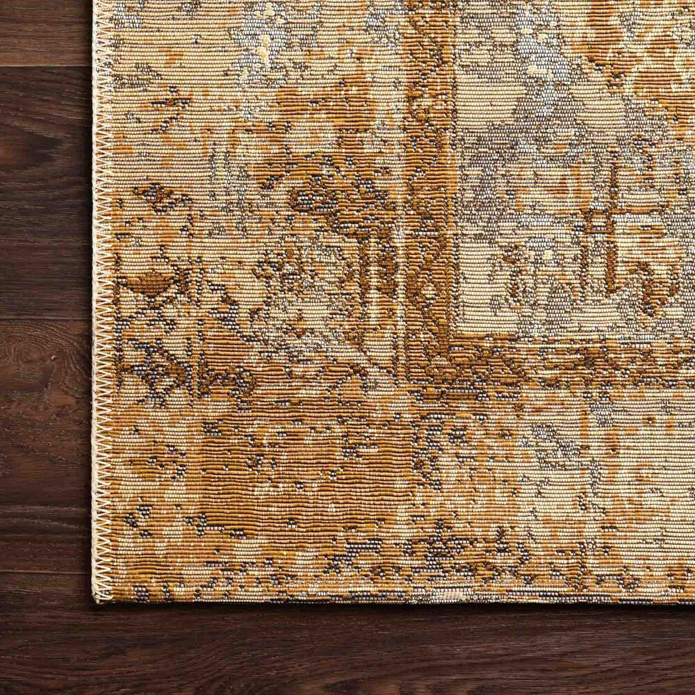 Loloi Mika 2&#39;5&quot; x 4&#39; Antique Ivory and Copper Area Performance Rug, , large