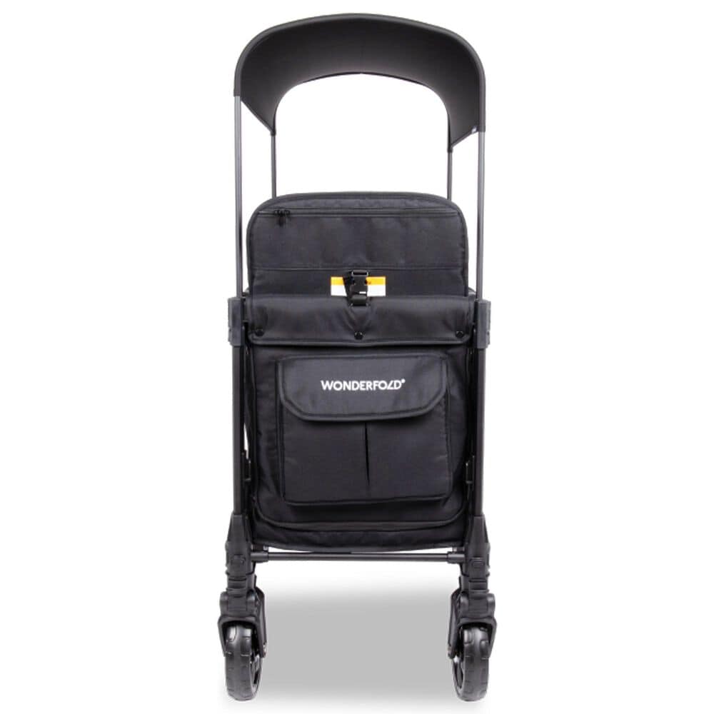 Wonderfold Elite Pro 2-Seater Stroller Wagon in Jet Black, , large
