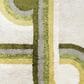 Novogratz Retro RET-03 5" x 7"6" Green Area Rug, , large