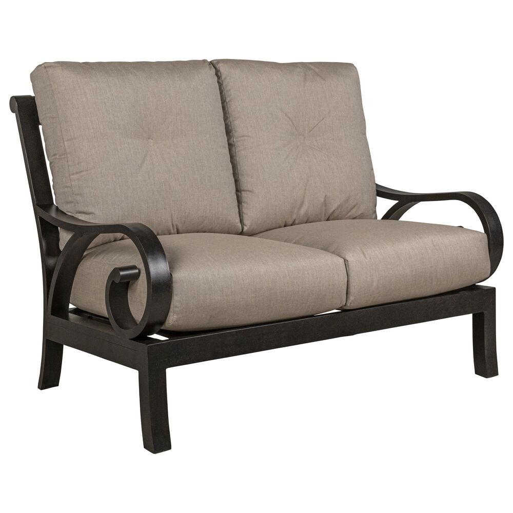 Crown Garden Emerald Patio Loveseat in Aged Rust, , large