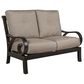 Crown Garden Emerald Patio Loveseat in Aged Rust, , large