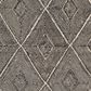 Surya Maroc MAR-2322 2" x 3" Black and Beige Area Rug, , large