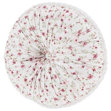 Royal Court Bungalow 15" Round Throw Pillow in Rose, , large