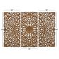 Maple and Jade 48" x 16" Traditional Wall Decor in Cinnamon Brown, , large