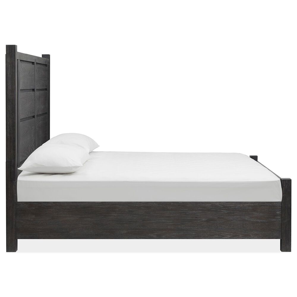 Nicolette Home Plum Creek 5 Piece King Storage Bedroom Set in Ravenwood Black, , large