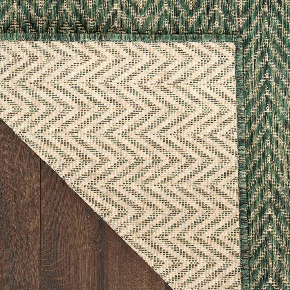 Nourison Horizon HOZ02 Green 8&#39; x 10&#39; Indoor/Outdoor Area Rug, , large