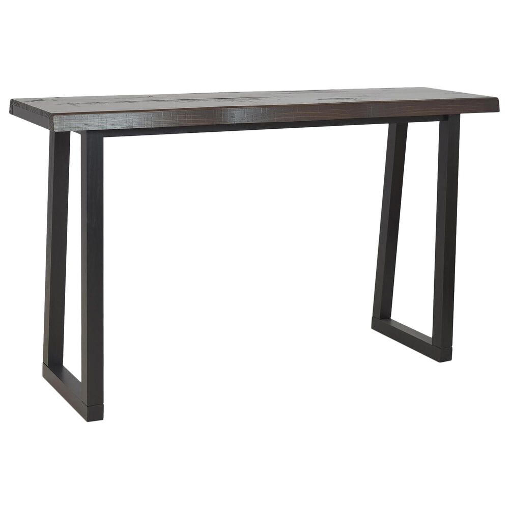 Steve Silver Jennings Sofa Table in Distressed Cherry and Ebony, , large