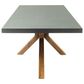 Zuo Modern Suan 95" Rectangular Dining Table Gray and Natural - Table Only, , large