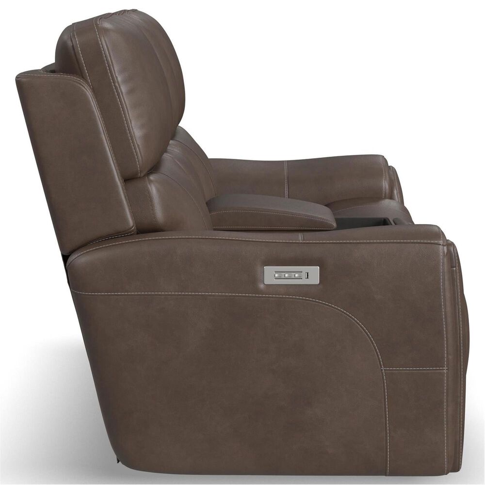 Oxford Furniture Carter 3-Piece Power Reclining Living Room Set in Cappuccino, , large
