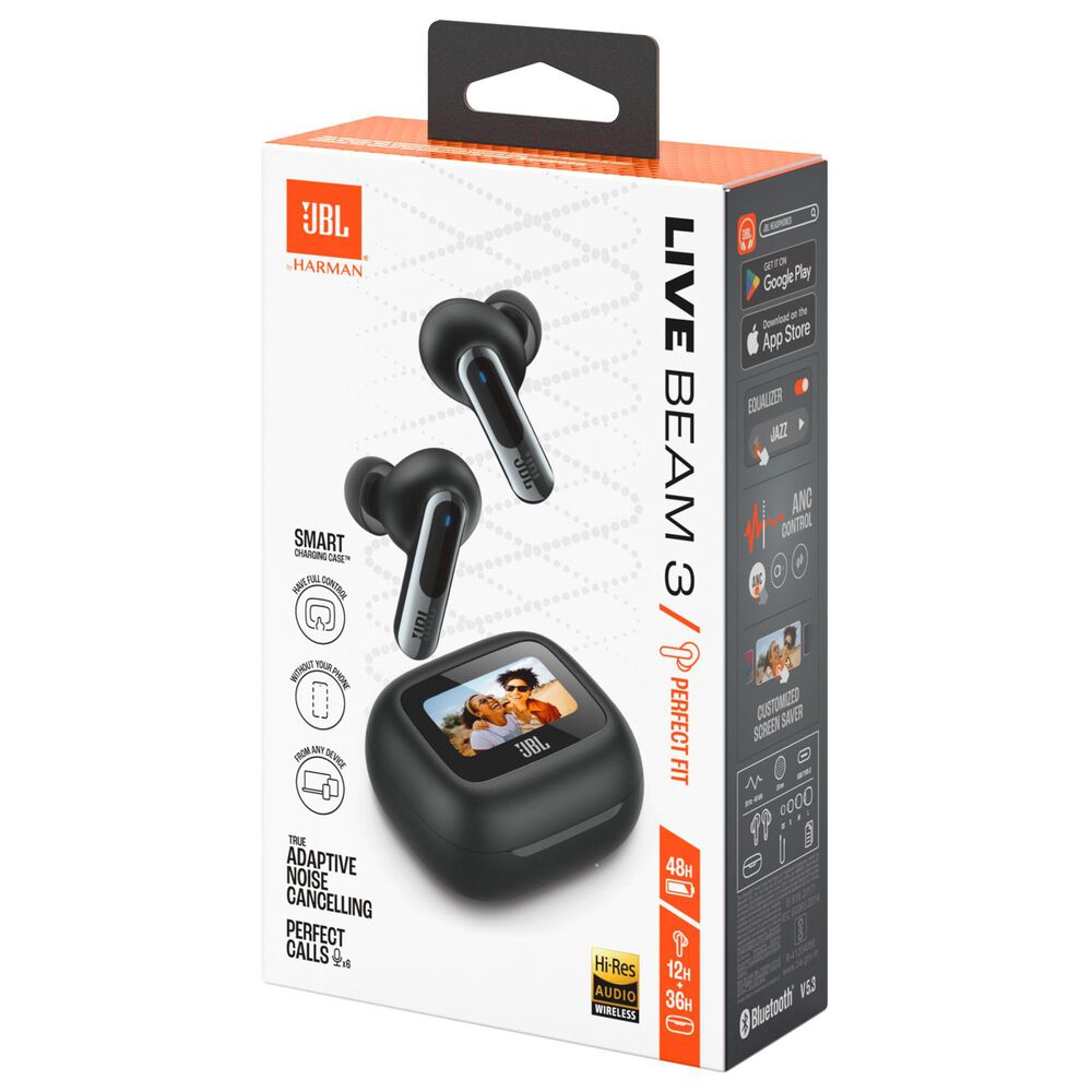 JBL Live Beam 3 True Wireless Earbuds in Black, , large