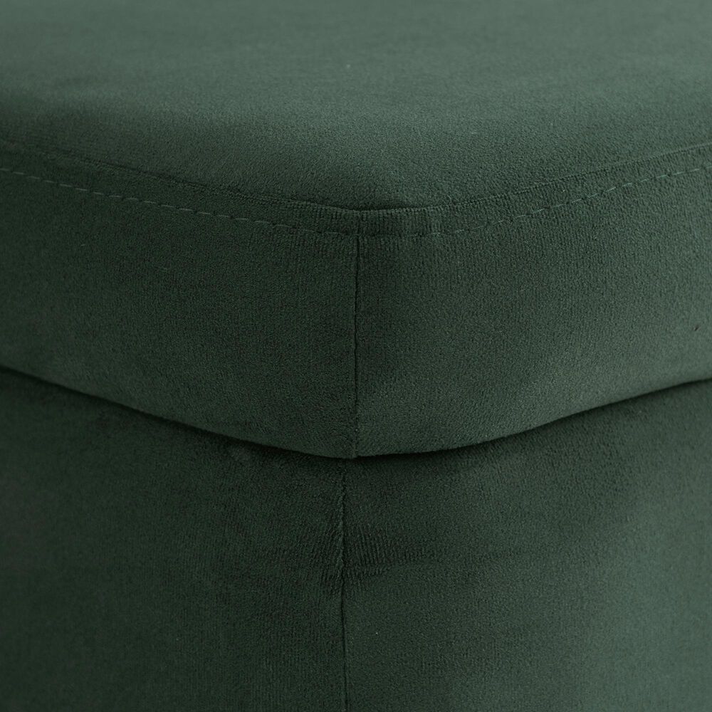Lifestyle Solutions Kona Small Storage Ottoman in Green, , large