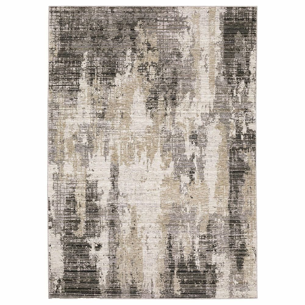 Oriental Weavers Nebulous Galaxy 7"10" x 10"10" Grey Area Rug, , large