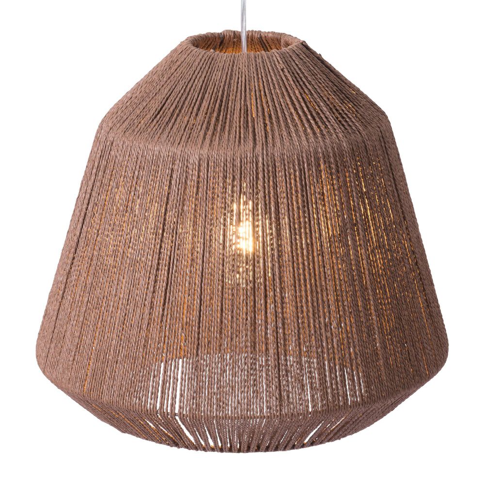 Zuo Modern Impala 56093 Ceiling Lamp in Brown, , large