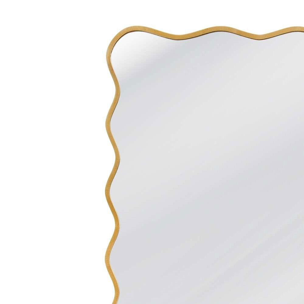 Bassett Mirror Company Freya Floor Mirror in Antique Gold Leaf, , large