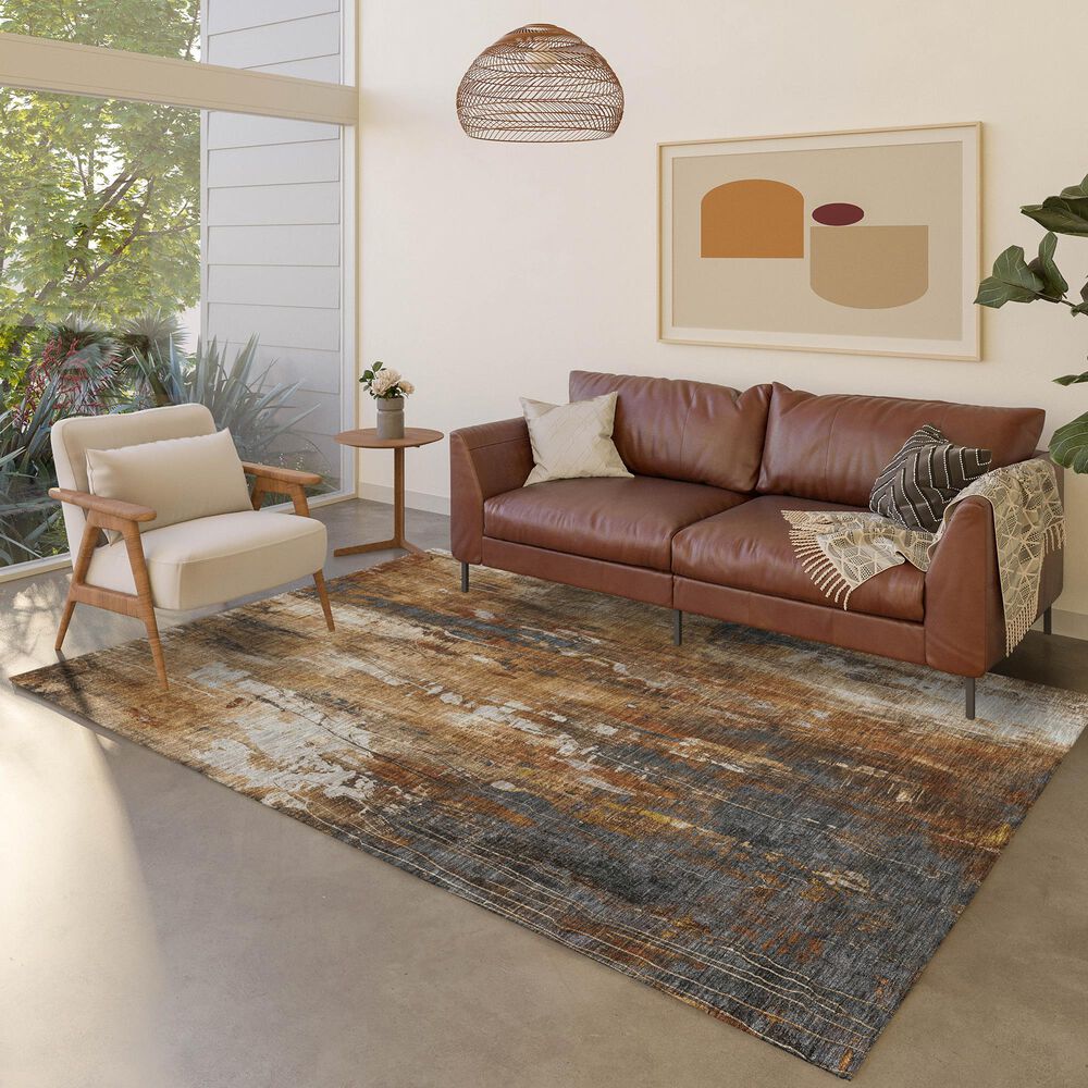 Dalyn Rug Company Kochi KC10 Rust 5&#39; x 7&#39;6&quot; Area Rug, , large