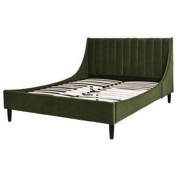 Jennifer Taylor Home Aspen Queen Platform Bed in Olive Green, , large