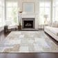 Dalyn Rug Company Portico PO3 Ivory 10" x 14" Area Rug, , large