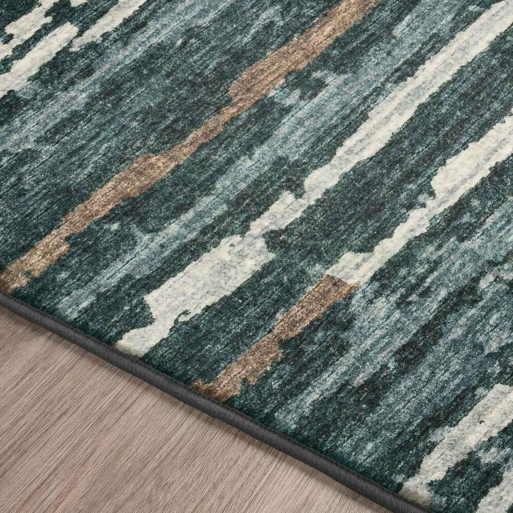 Dalyn Rug Company Brisbane Striped 3&#39; x 5&#39; Midnight Area Rug, , large