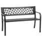Furniture of America Meno Patio Bench in Black, , large
