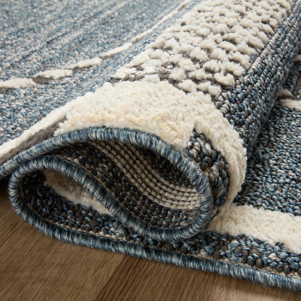 Loloi II Fabian 2&#39;7&quot; x 4&#39; Denim and Charcoal Area Rug, , large